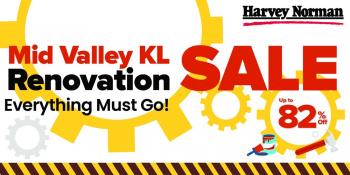 Harvey Norman Mid Valley KL Renovation Sale Up To 82% OFF