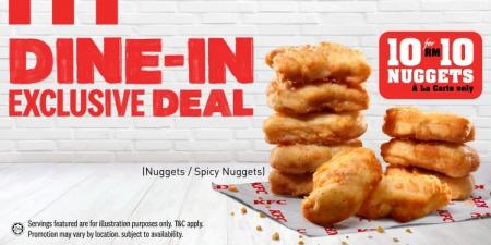 KFC RM10 for 10 Nuggets Promotion