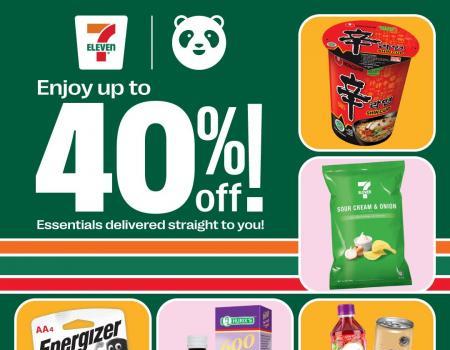 7-Eleven FoodPanda Promotion Up To 40% OFF (2 Oct 2023 - 23 Oct 2023)