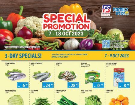 Family Store Negeri Sembilan October Special Promotion (7 Oct 2023 - 18 Oct 2023)