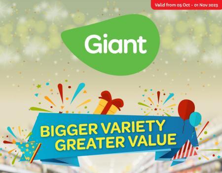 Giant Promotion Catalogue (5 Oct 2023 - 1 Nov 2023)