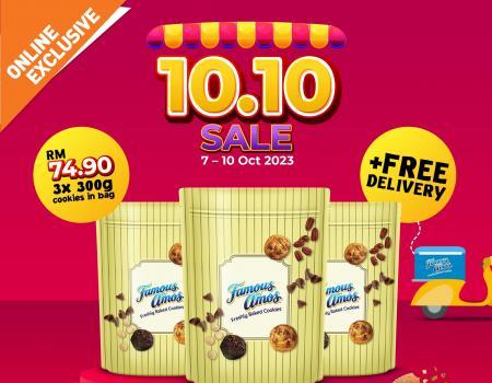Famous Amos 10.10 Sale (7 Oct 2023 - 10 Oct 2023)