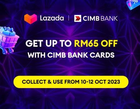 Lazada 10.10 Sale: CIMB, Alliance Bank & AFFIN Cardholder Offers (10 Oct 2023 - 12 Oct 2023)