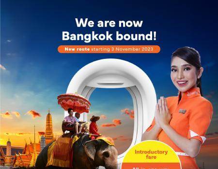 Firefly Airlines Promotion Penang - Bangkok Routes Introductory Fair from RM159 (9 Oct 2023 - 22 Oct 2023)