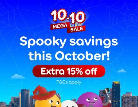 Agoda 10.10 Sale: Extra 15% OFF (3 Oct 2023 - 16 Oct 2023)