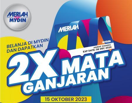 MYDIN Promotion Kad Meriah 2X Points (15 October 2023)
