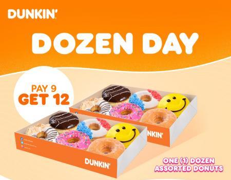 Dunkin' Dozen Day Promotion (12 Oct 2023)