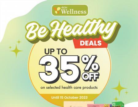 AEON Wellness Health Care Products Promotion (valid until 15 Oct 2023)