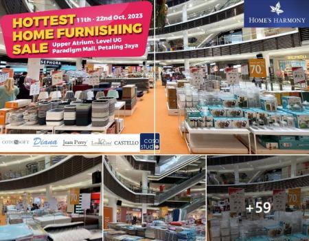 Home's Harmony Hottest Home Furnishing Sale at Paradigm Mall PJ (11 Oct 2023 - 22 Oct 2023)