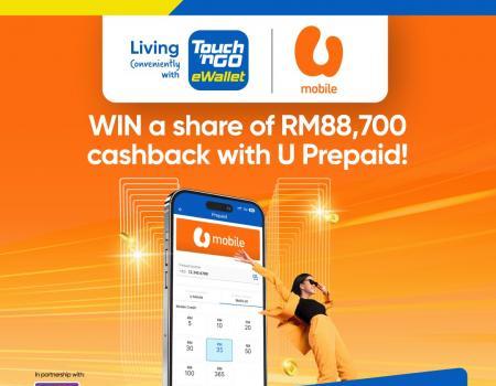 U Mobile Win Up To RM188 eWallet Credit when Reload via TNG eWallet (10 Oct 2023 - 12 Dec 2023)