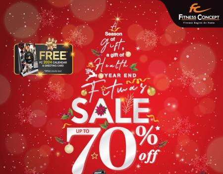Fitness Concept Year End Fitmas Sale Up To 70% OFF (valid until 31 December 2023)