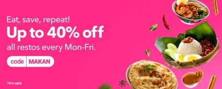 FoodPanda Makan Promotion Up To 40% OFF