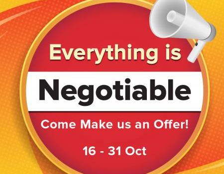Harvey Norman Everything Is Negotiable Promotion Up To 70% OFF (16 Oct 2023 - 31 Oct 2023)