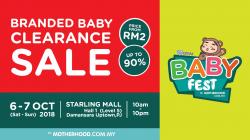 Branded Baby Clearance Sale at The Starling Mall (6 October 2018 - 7 October 2018)