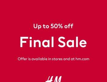 H&M Final Sale Up To 50% OFF