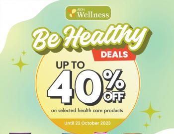 AEON Wellness Health Care Products Promotion (valid until 22 Oct 2023)