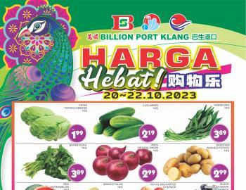 BILLION Port Klang Weekend Promotion (20 October 2023 - 22 October 2023)