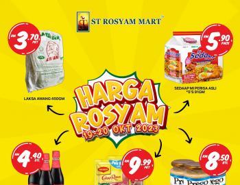 ST Rosyam Mart Promotion (19 October 2023 - 20 October 2023)