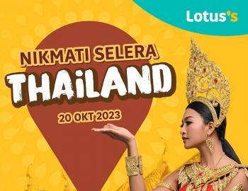 Lotus's Thai Products Promotion (20 Oct 2023 - 25 Oct 2023)