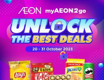 AEON myAEON2go Unlock The Best Deals Promotion (20 October 2023 - 31 October 2023)