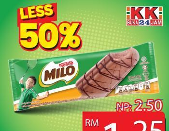 KK SUPER MART Nestle Milo Stick 50% OFF Promotion (22 Oct 2023)