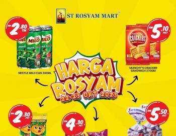 ST Rosyam Mart Promotion (22 October 2023 - 23 October 2023)