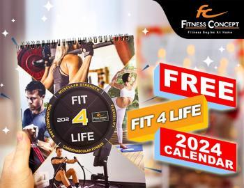 Fitness Concept FREE 2024 Calendar Promotion
