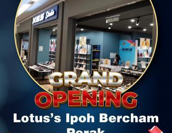 XES Shoes Lotus's Ipoh Bercham Grand Opening Promotion (26 Oct 2023 - 29 Oct 2023)