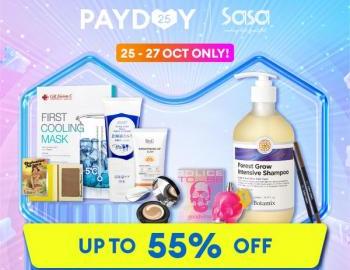 SaSa Lazada Payday Sale Up To 55% OFF (25 Oct 2023 - 27 Oct 2023)