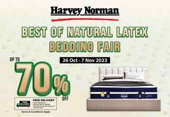 Harvey Norman Best of Natural Latex Bedding Fair at Pavilion Bukit Jalil (26 Oct 2023 - 7 Nov 2023)