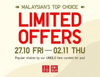 UNIQLO Malaysian's Top Picks Promotion (27 Oct 2023 - 2 Nov 2023)