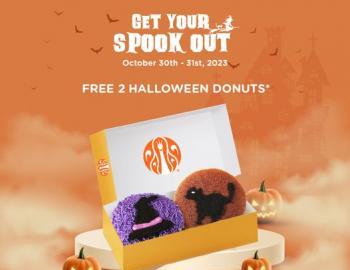J.CO Halloween Promotion: FREE 2 Halloween Donuts (30 Oct 2023 - 31 Oct 2023)