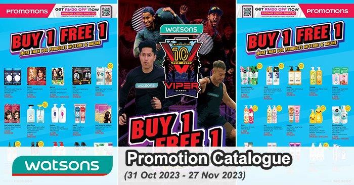 Watsons Promotion Catalogue (31 Oct 2023 - 27 Nov 2023)