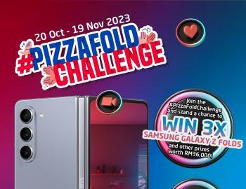 Domino's Pizza Fold Challenge Win Samsung Galaxy Fold 5 & Other Prizes