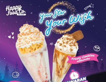 GSC Happy Food Co November 2023 Specials: Wishing Star Milkshake & Frosty Cookies Milkshake