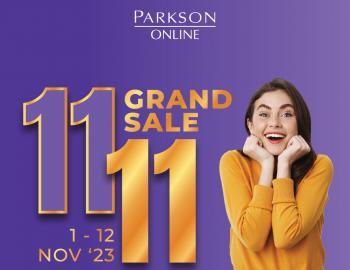 Parkson Online 11.11 Grand Sale (1 Nov 2023 - 12 Nov 2023)