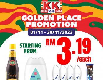 KK SUPER MART Golden Place Promotion from 1 November 2023 until 30 November 2023