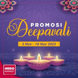 HeroMarket Deepavali Promotion Catalogue from 3 Nov 2023 until 19 Nov 2023