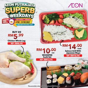 AEON Putrajaya Superb Weekdays Promotion valid until 9 Nov 2023