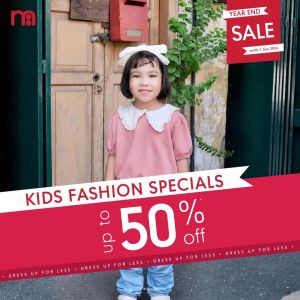 Mothercare Year End Sale Kids Fashion Specials Up To 50% OFF (valid until 30 November 2023)