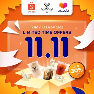 The Alley Lazada & Shopee 11.11 Sale 2023: Up To 30% OFF from 11 Nov 2023 until 13 Nov 2023
