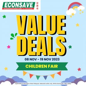 Econsave Children Fair Sale: Great Deals for Kids from 8 Nov 2023 until 19 Nov 2023