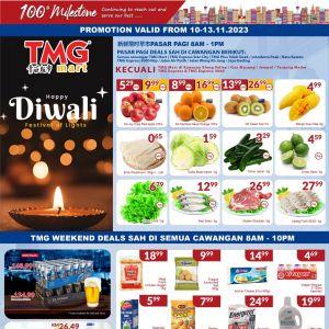 TMG Mart Deepavali Weekend Promotion from 10 Nov 2023 until 13 Nov 2023