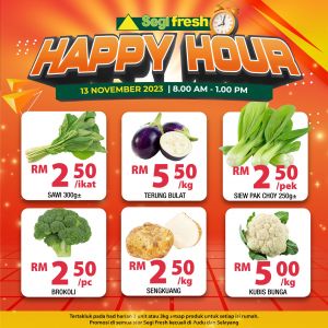 Segi Fresh Happy Hour Promotion on 13 Nov 2023