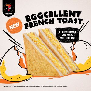 7 Eleven 7CAFe New French Toast Egg Mayo with Cheese
