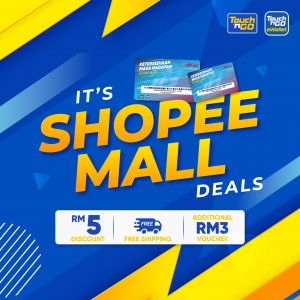 Touch 'n Go Shopee Mall Day Promotion: RM3 Voucher, RM5 Discounts, and Free Shipping on 15 Nov 2023