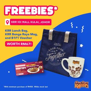 Kenny Rogers Roasters IOI Mall Kulai, Johor Opening: FREE Amazing Goodies and Buy 1 FREE 1 on Kenny's Quarter Meal