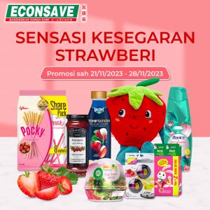 Econsave Strawberry Items Promotion from 21 November 2023 until 28 November 2023
