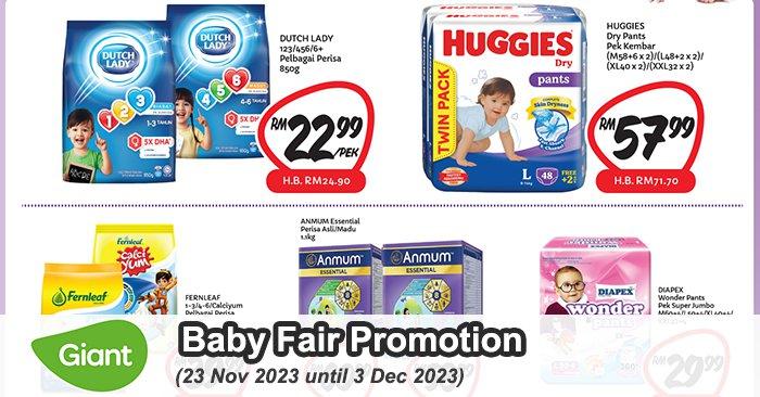 Giant Baby Fair Promotion (23 Nov 2023 - 3 Dec 2023)