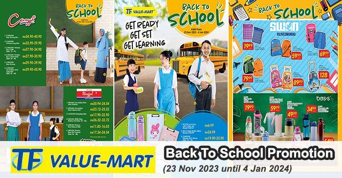 TF Value-Mart Back To School Promotion from 23 Nov 2023 until 4 Jan 2024